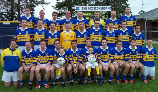 Maghery, Armagh Intermediate Champions and Ulster Intermediate Finalists 2003